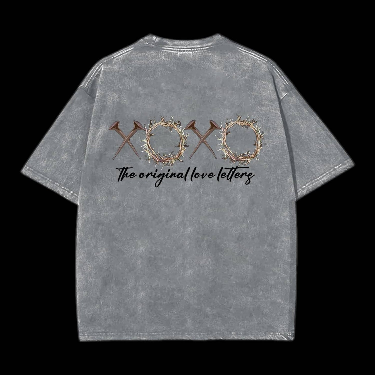 XOXO Original Love Letters Christian Washed T-Shirt