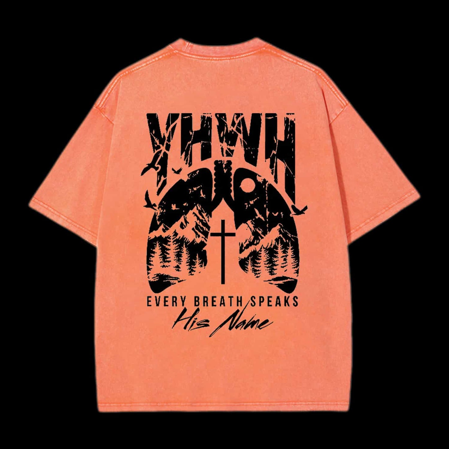YHWH EVERY BREATH SPEAKS HIS NAME CHRISTIAN TEE