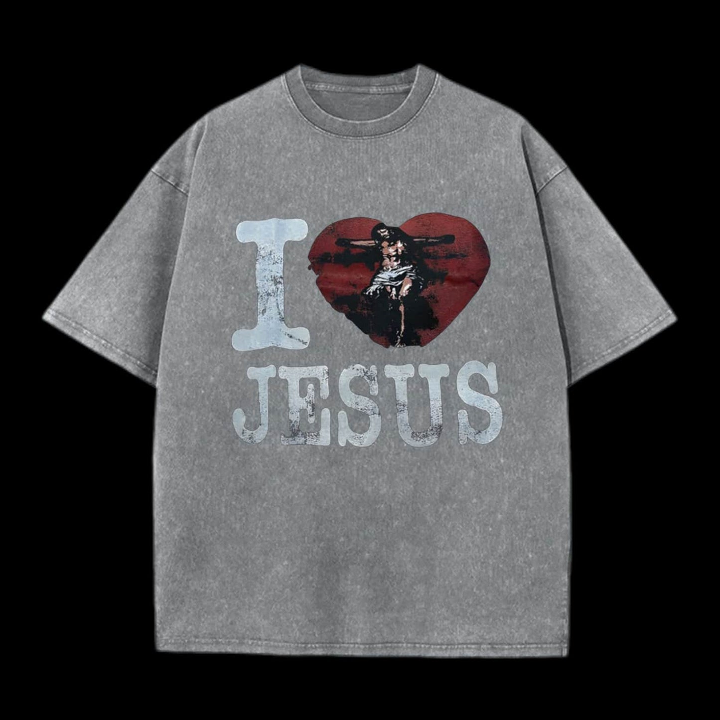 I Love Jesus Printed Men's Tee