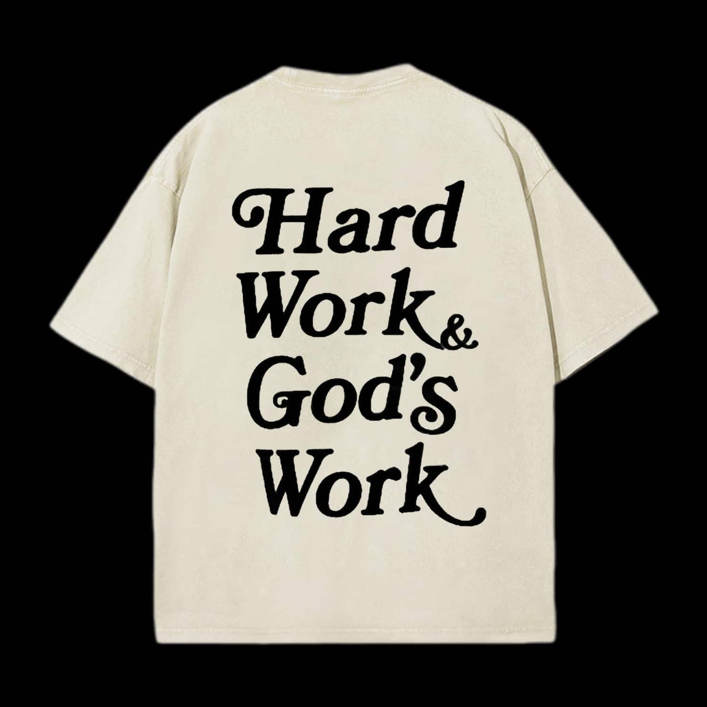 Hard Work & God's Work Retro Wash Tee