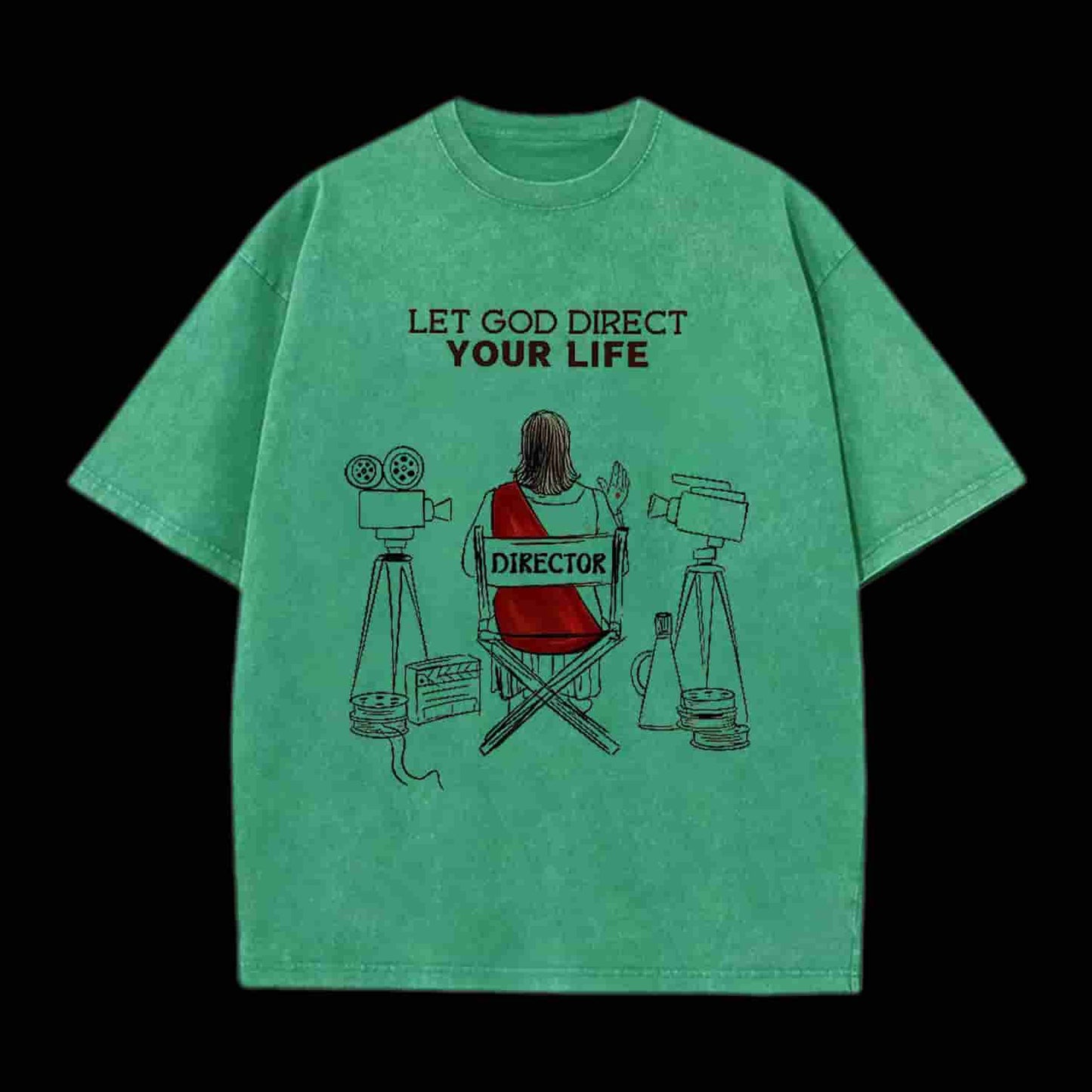 LET GOD DIRECT YOUR LIFE CHRISTIAN TEE