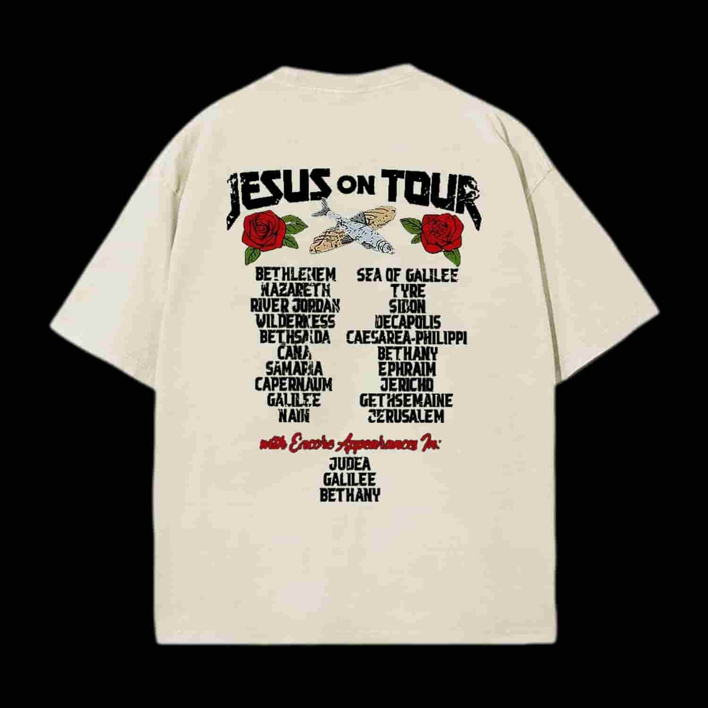 Jesus On Tour Christian Tee