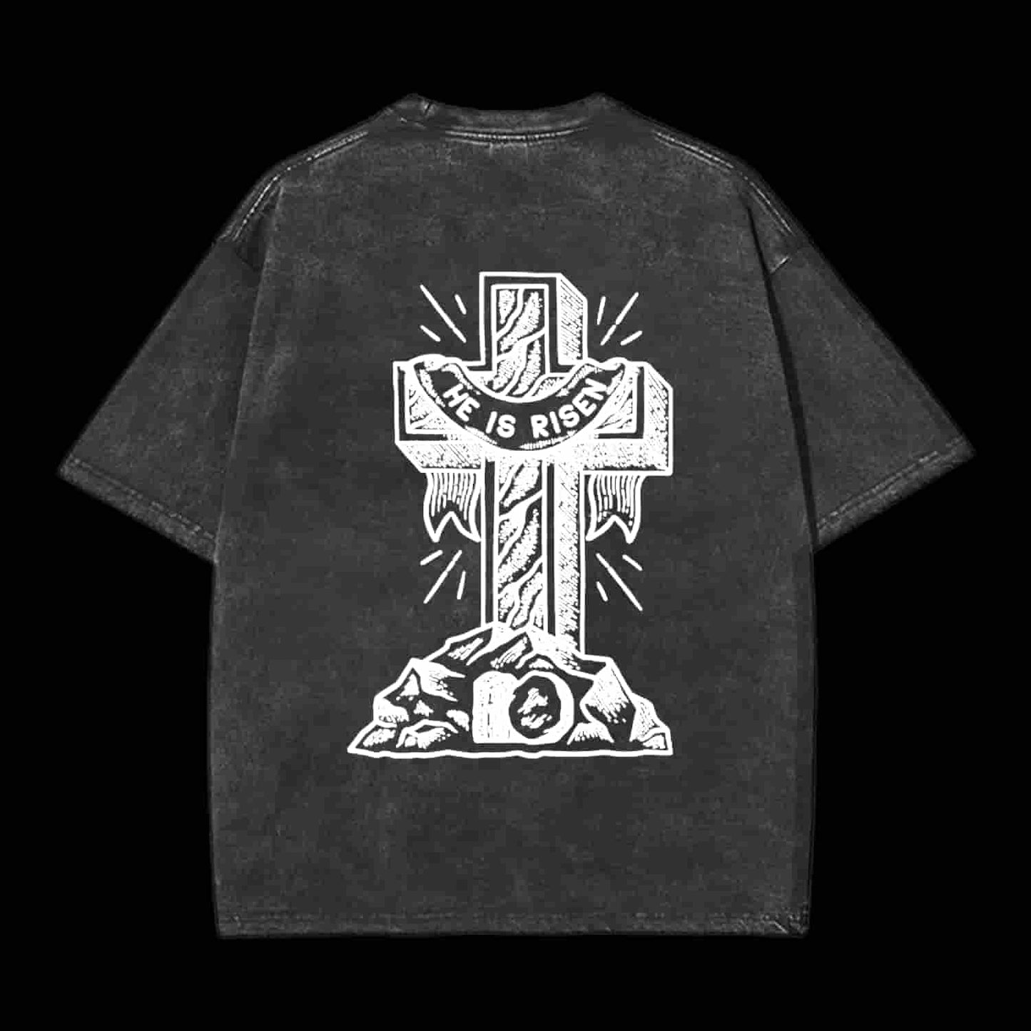 He Is Risen Christian Tee