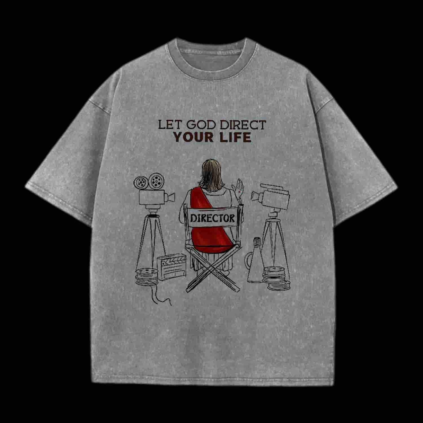 LET GOD DIRECT YOUR LIFE CHRISTIAN TEE