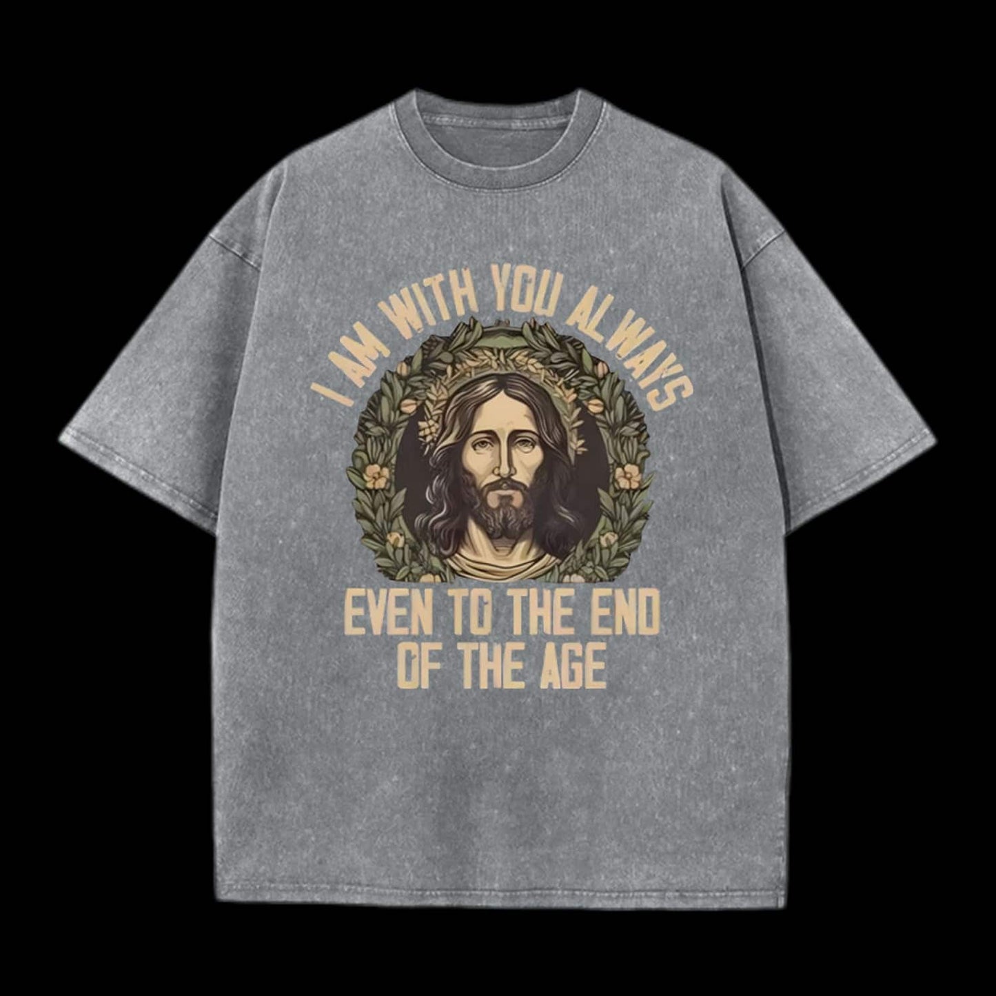 I Am With You Always Printed Men's Tee