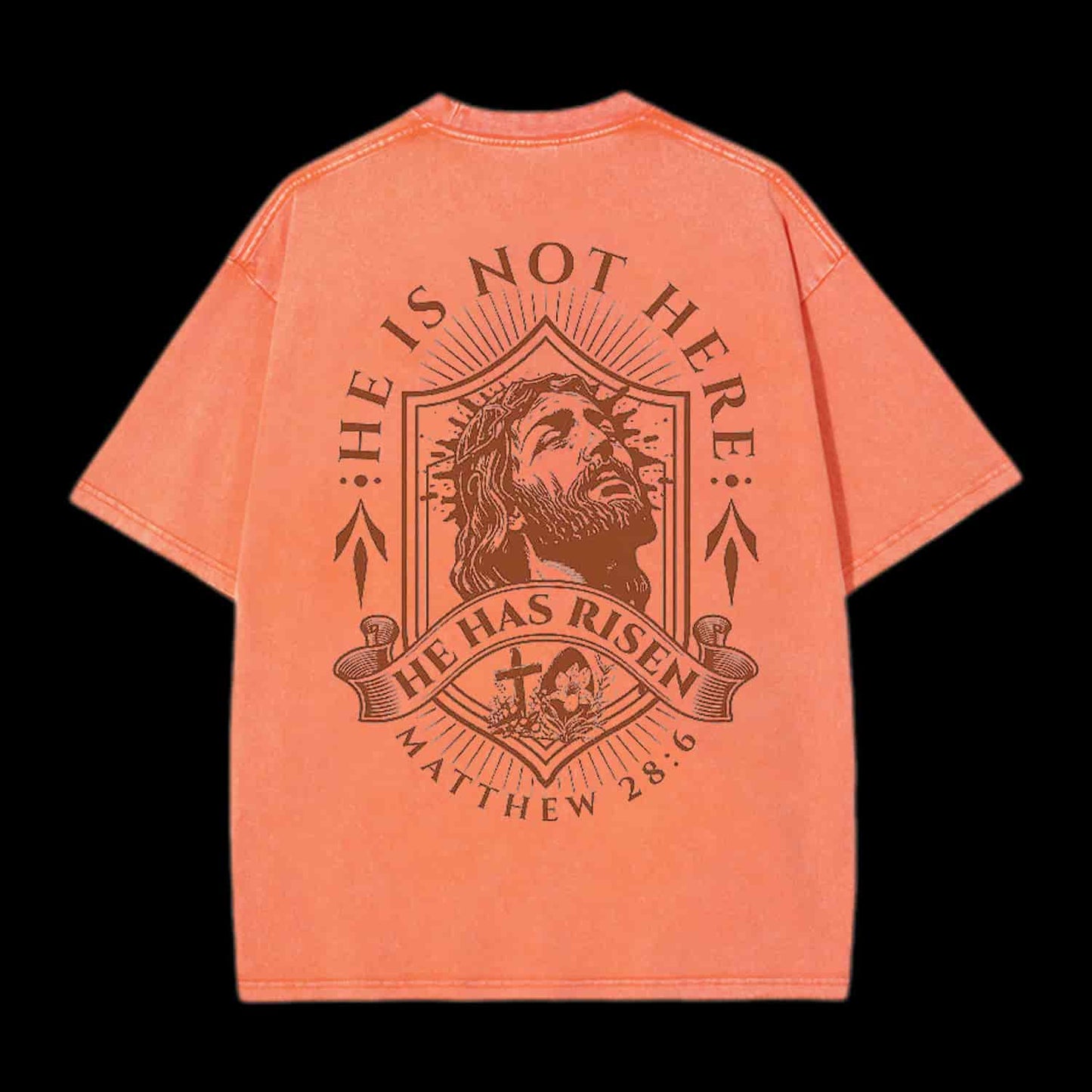 HE IS NOT HEAR CHRISTIAN TEE