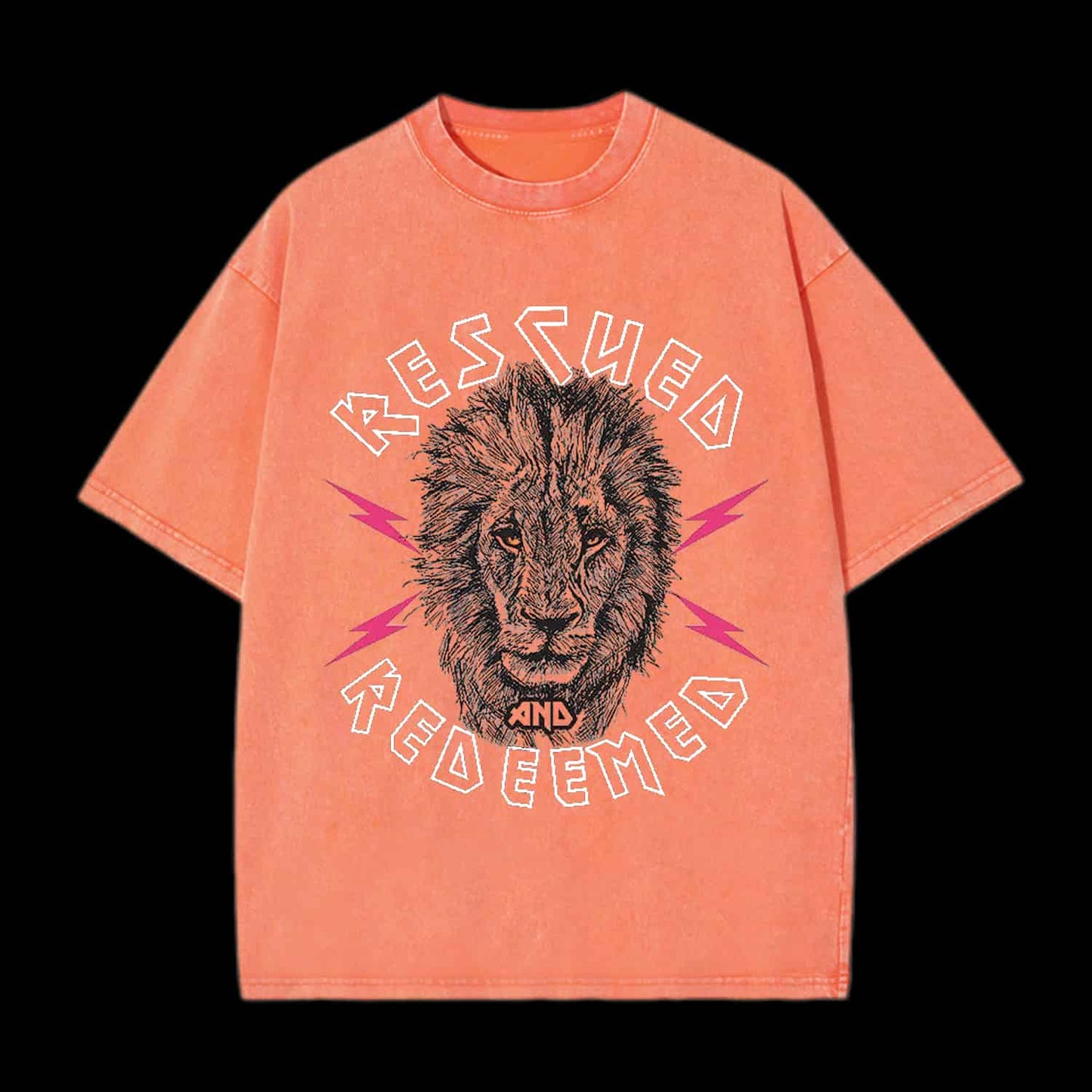 RESCUED AND REDEEMED LION CHRISTIAN TEE