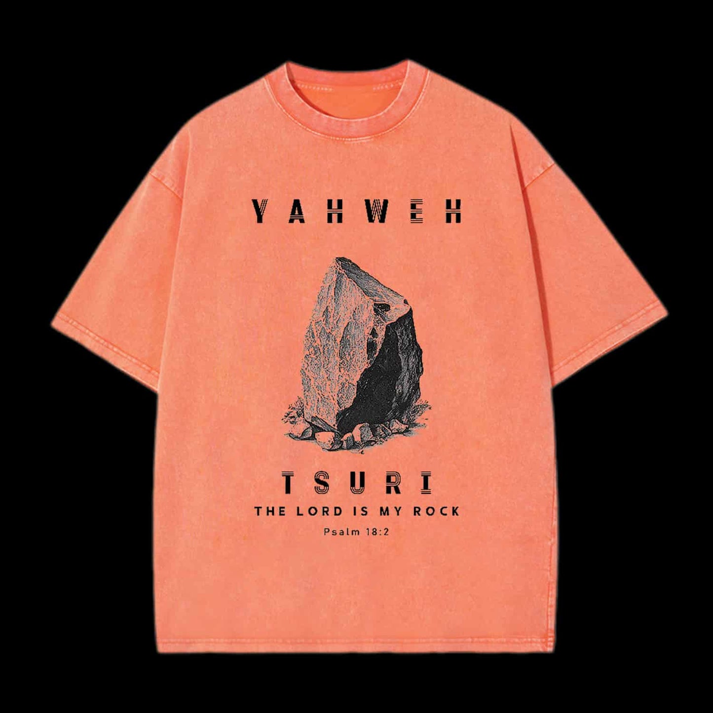 THE LORD IS MY ROCK CHRISTIAN TEE