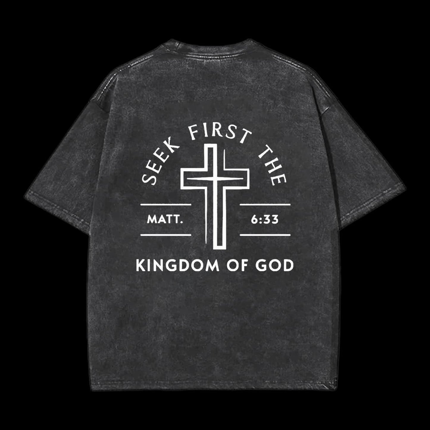 Seek First The Matt633 Kingdom Of God Printed Men's Tee