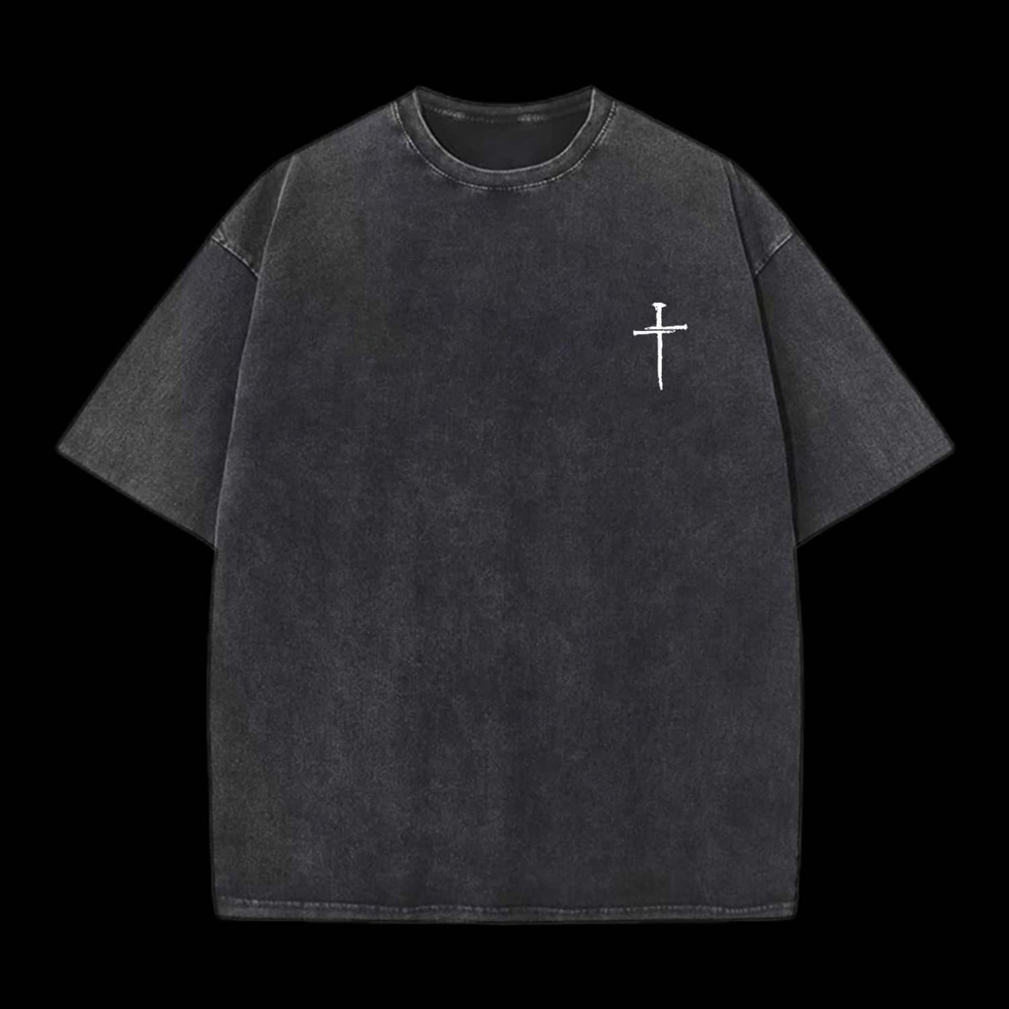 God Over All Things Washed Distressed Tee