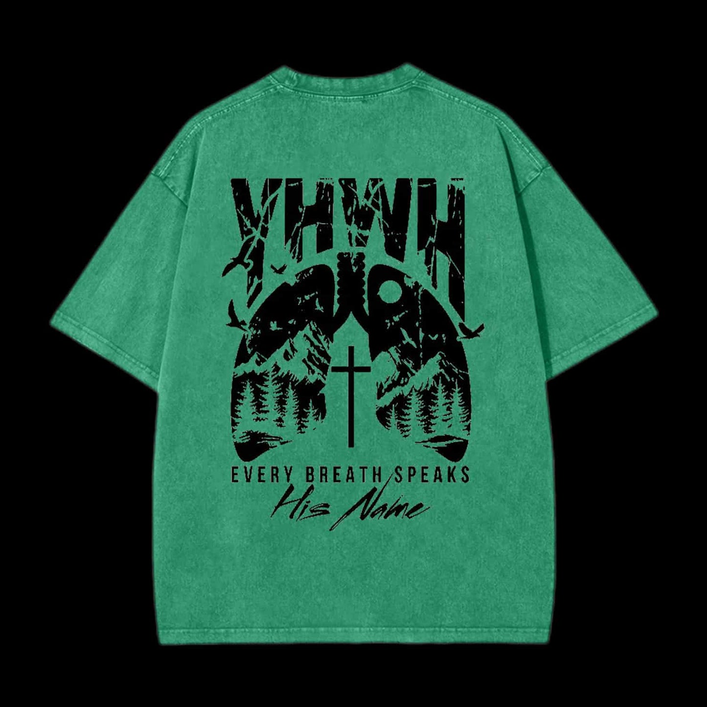 YHWH EVERY BREATH SPEAKS HIS NAME CHRISTIAN TEE
