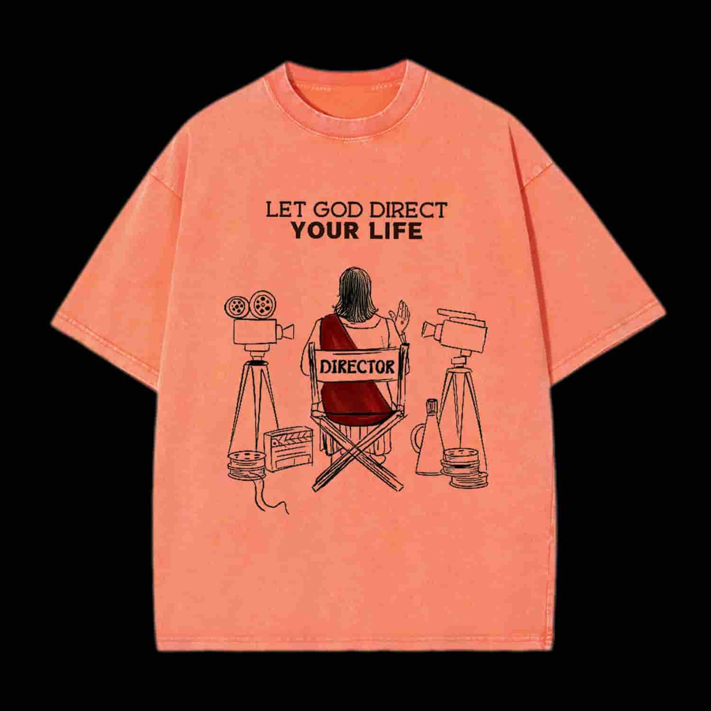 LET GOD DIRECT YOUR LIFE CHRISTIAN TEE