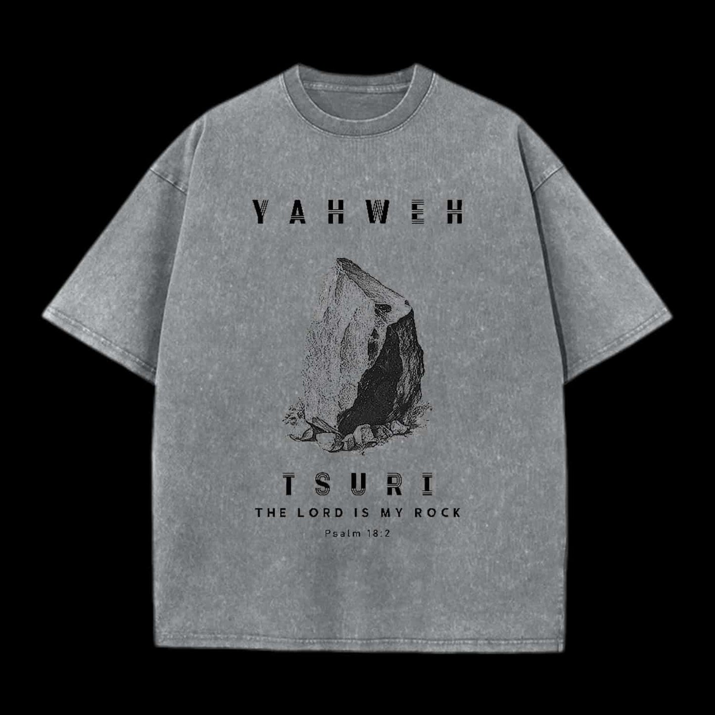 THE LORD IS MY ROCK CHRISTIAN TEE