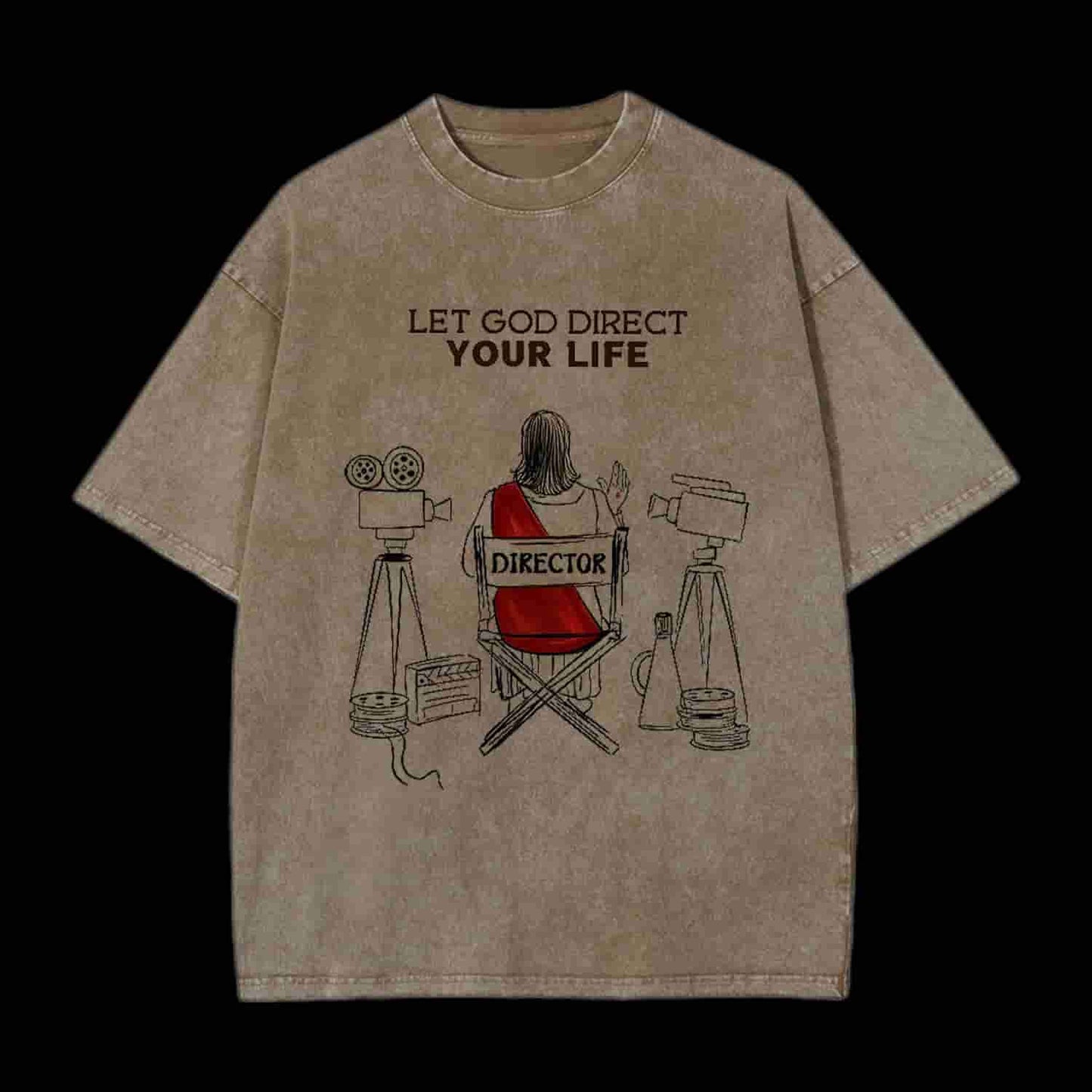 LET GOD DIRECT YOUR LIFE CHRISTIAN TEE