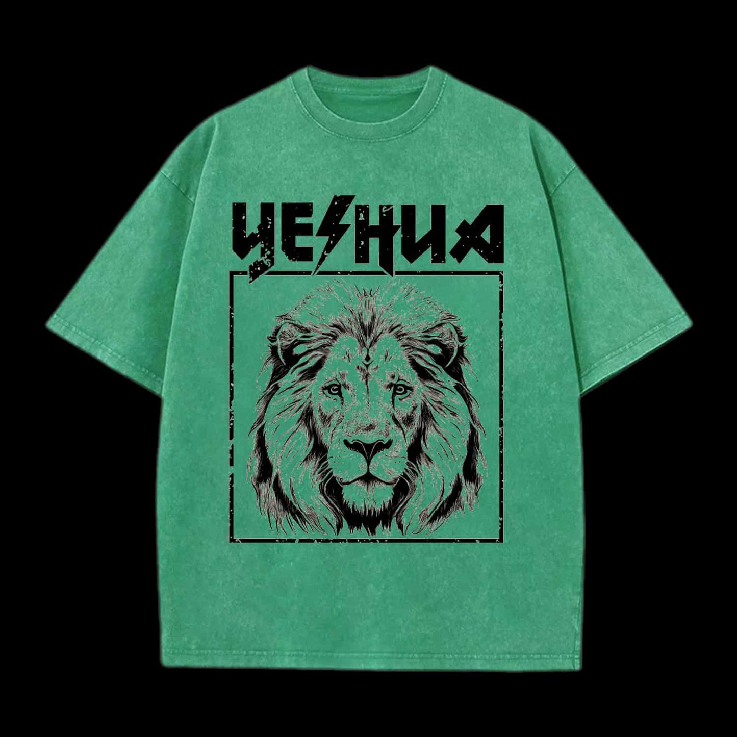 Retro Yeshua Lion Christian Tee