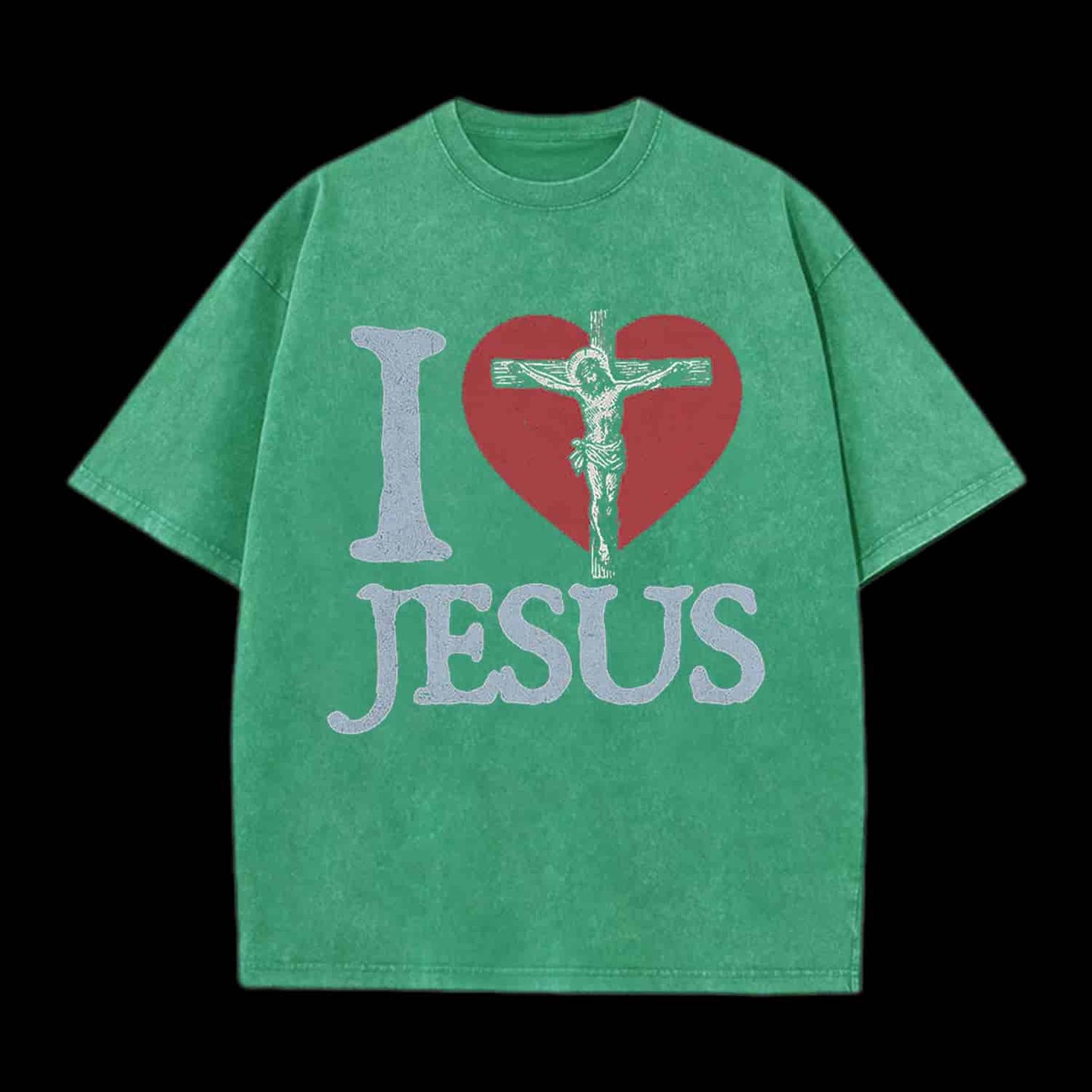 I LOVE JESUS CHRISTIAN TEE