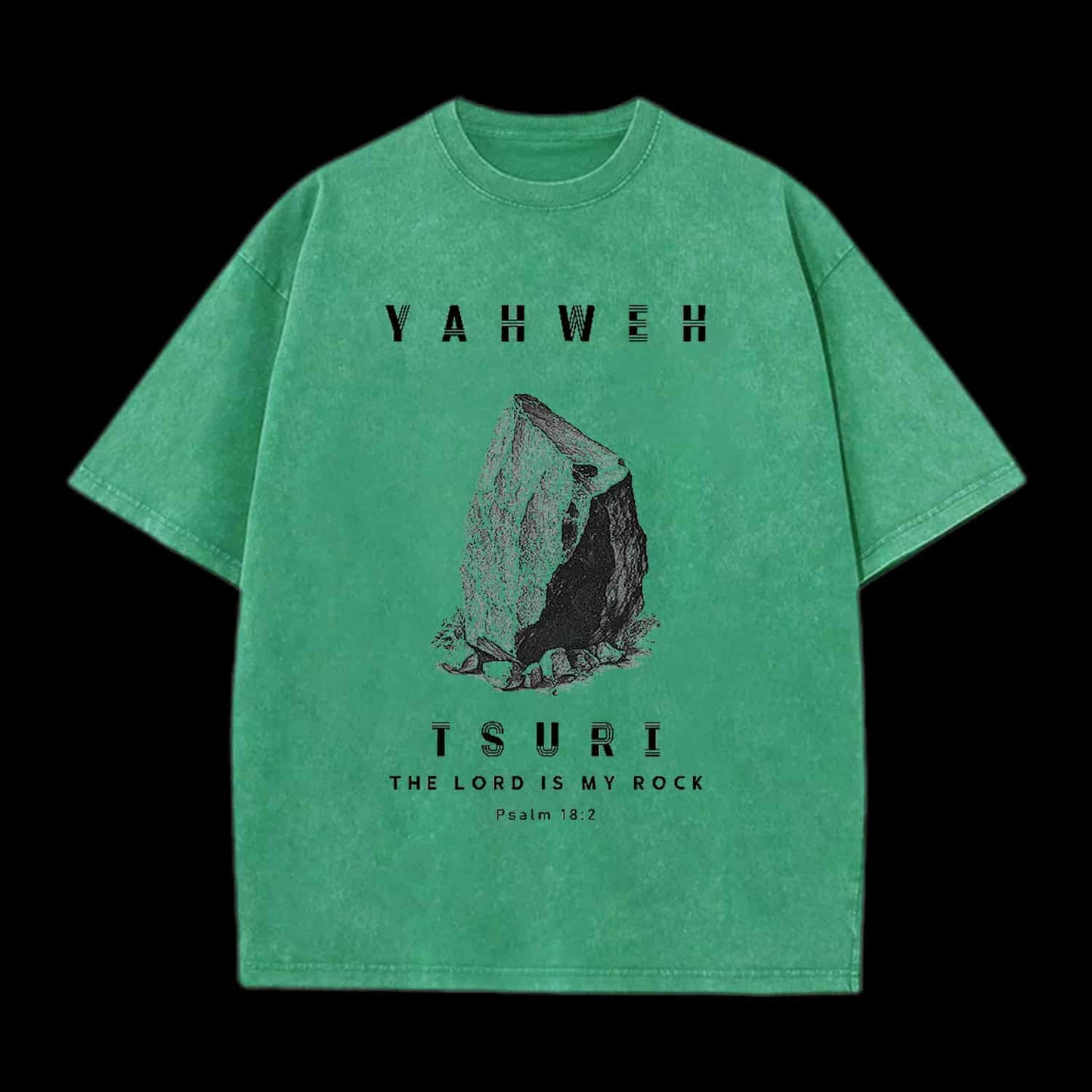 THE LORD IS MY ROCK CHRISTIAN TEE