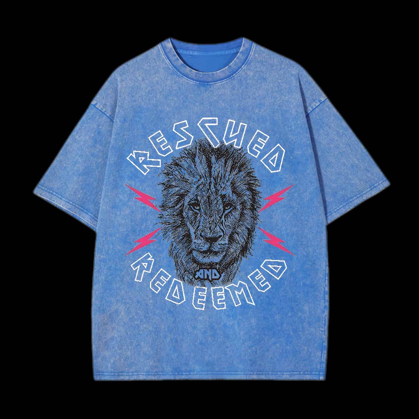 RESCUED AND REDEEMED LION CHRISTIAN TEE