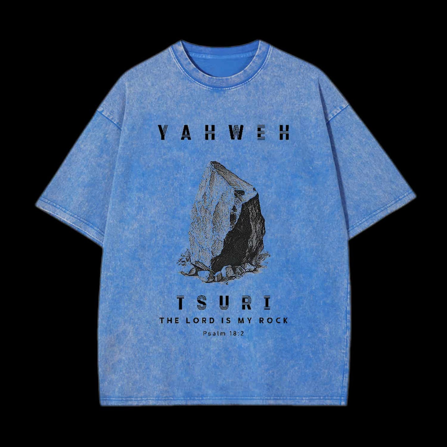 THE LORD IS MY ROCK CHRISTIAN TEE