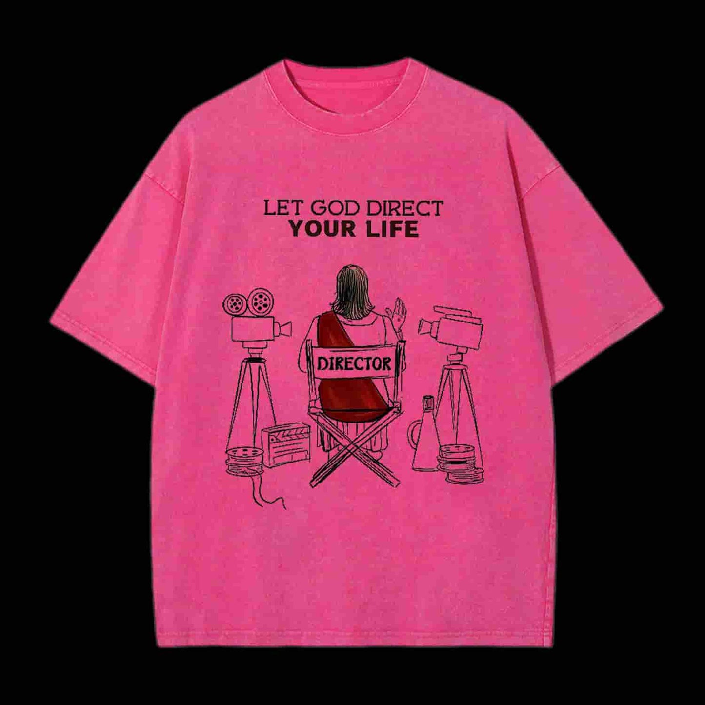 LET GOD DIRECT YOUR LIFE CHRISTIAN TEE