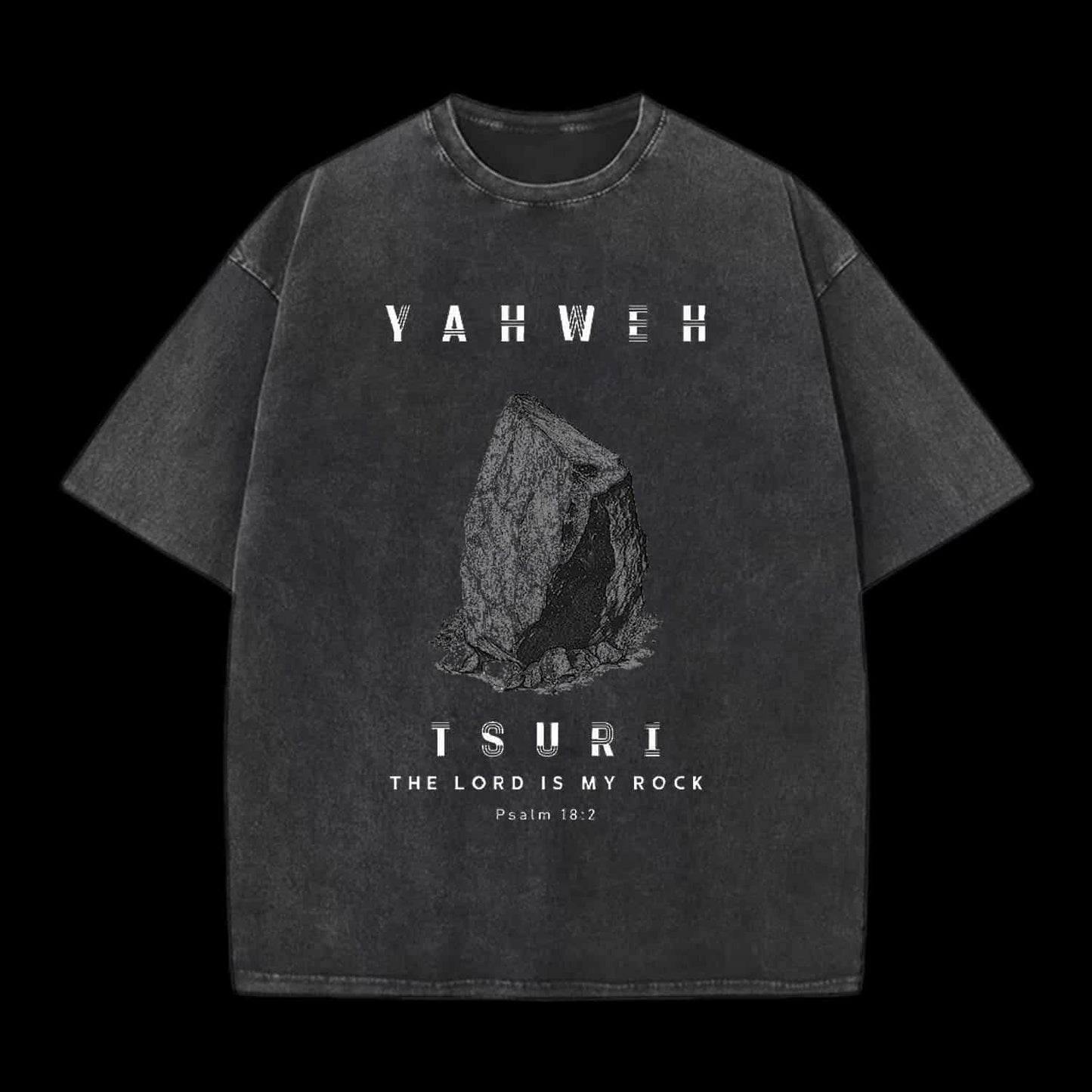 THE LORD IS MY ROCK CHRISTIAN TEE