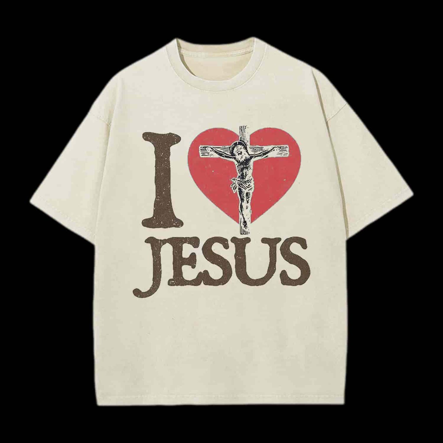 I LOVE JESUS CHRISTIAN TEE