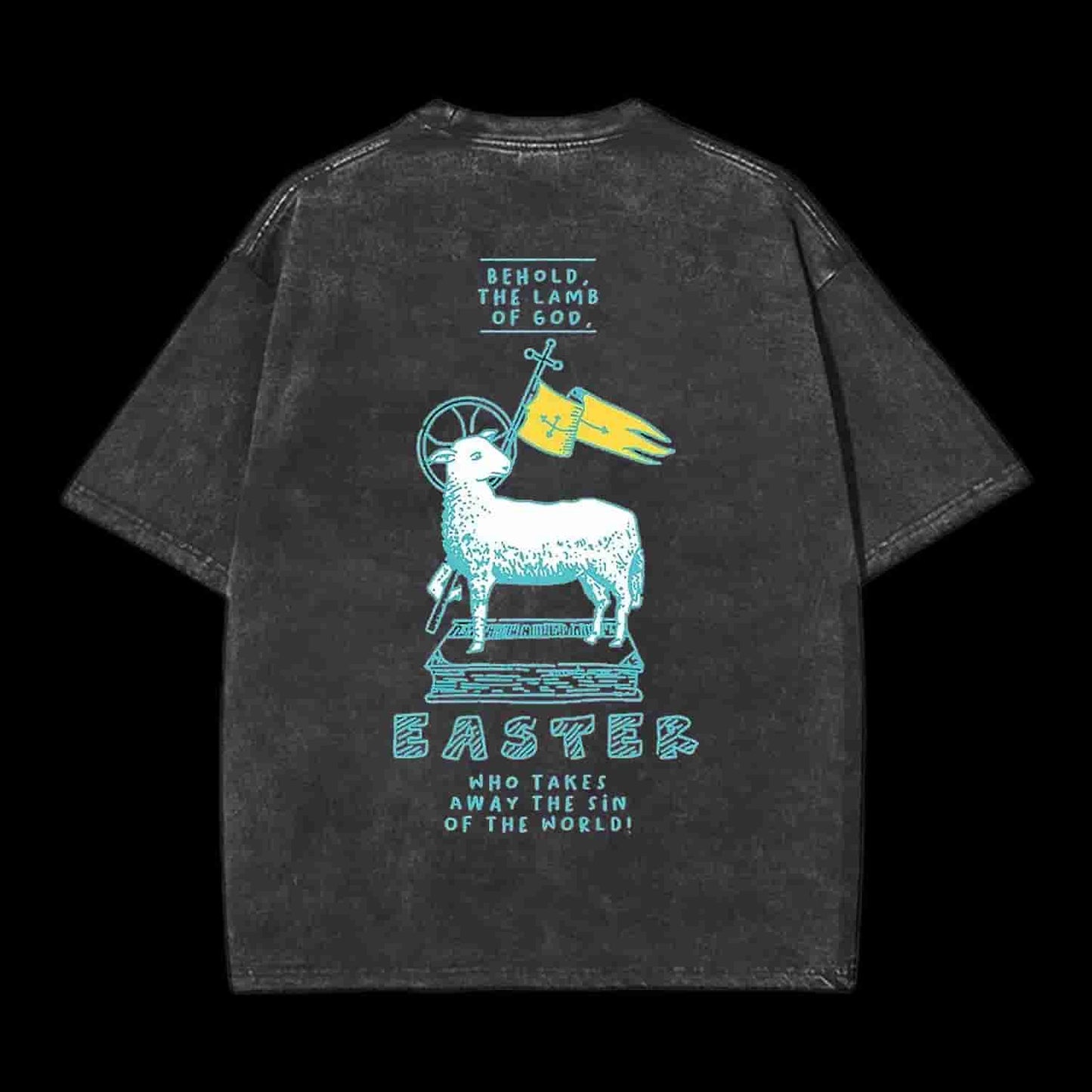 Behold The Lamb Of God Christian Tee