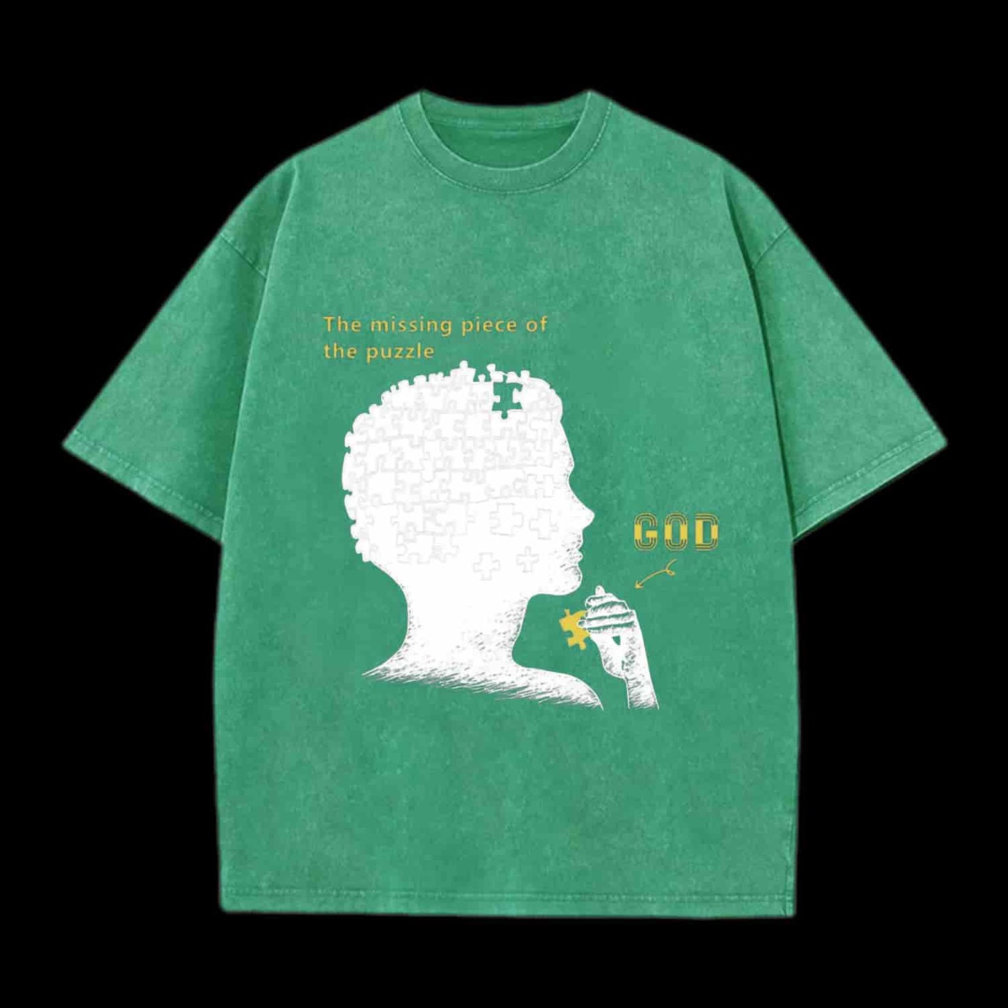 THE MISSING PIECE OF THE PUZZLE CHRISTIAN TEE