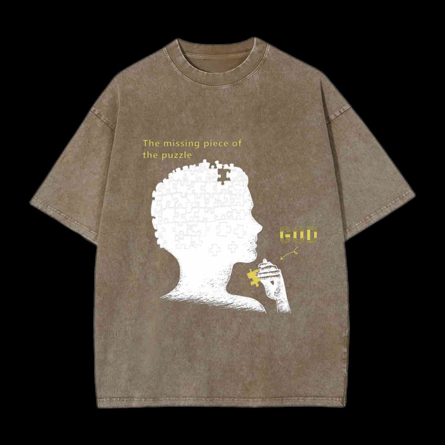 THE MISSING PIECE OF THE PUZZLE CHRISTIAN TEE