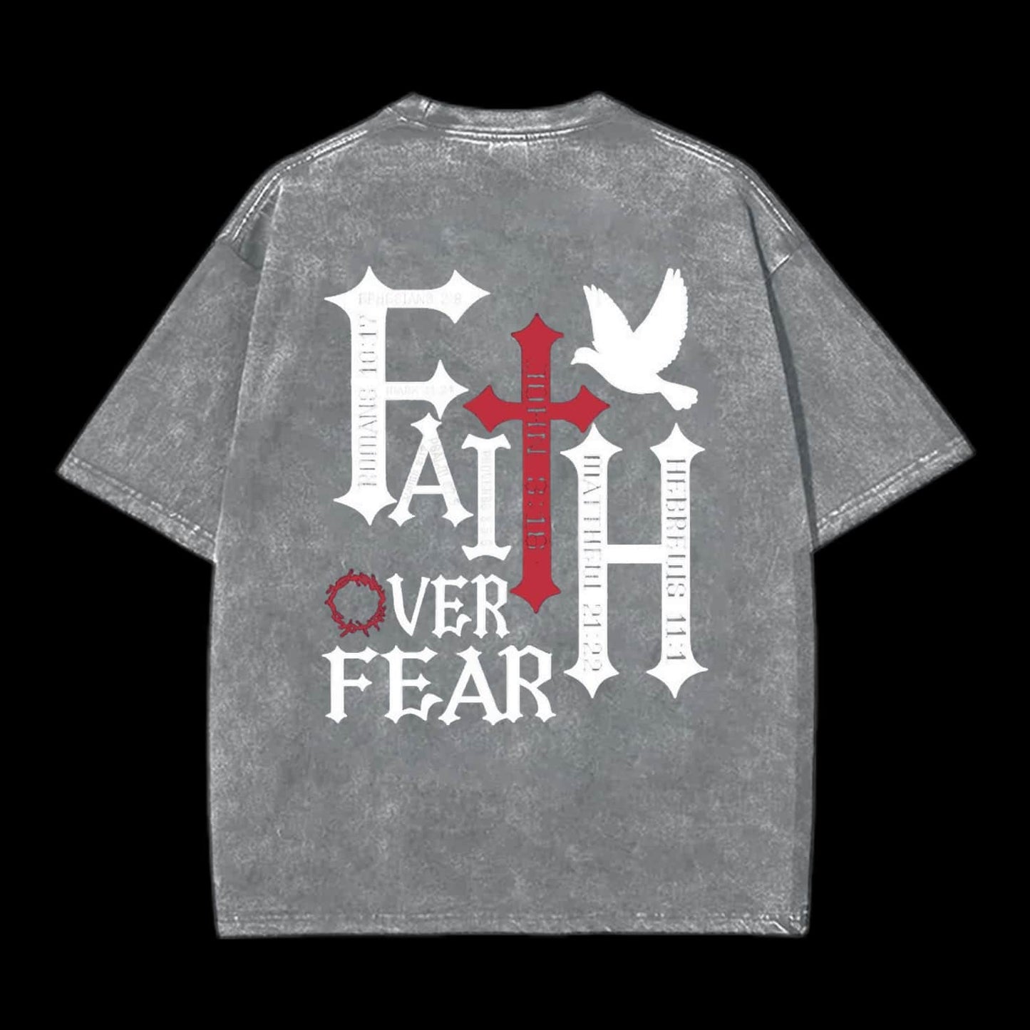 Faith Over Fear Printed Men's Tee