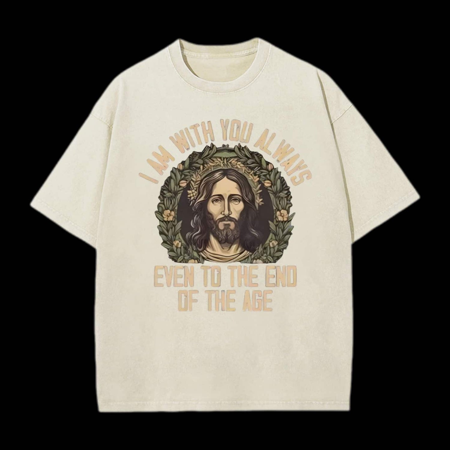 I Am With You Always Printed Men's Tee