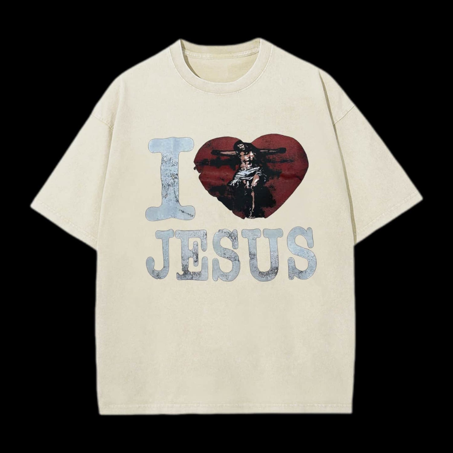 I Love Jesus Printed Men's Tee