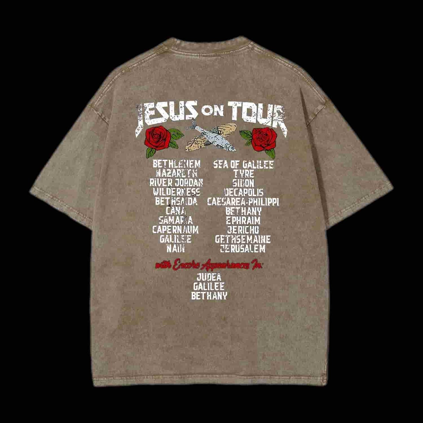 Jesus On Tour Christian Tee
