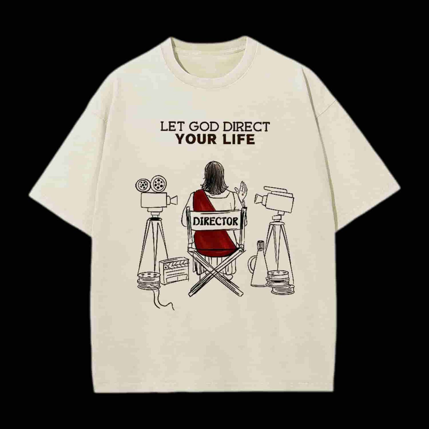 LET GOD DIRECT YOUR LIFE CHRISTIAN TEE