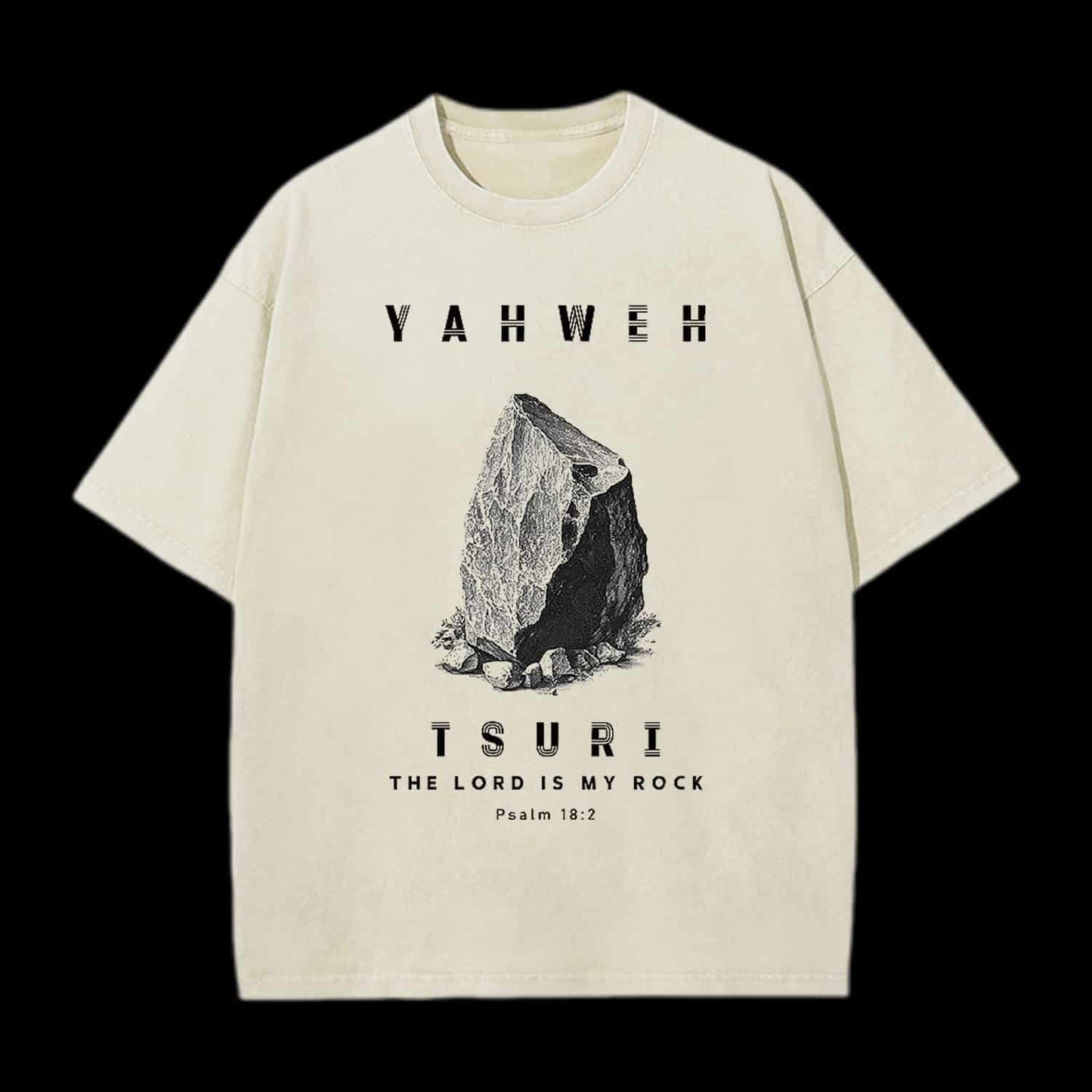 THE LORD IS MY ROCK CHRISTIAN TEE