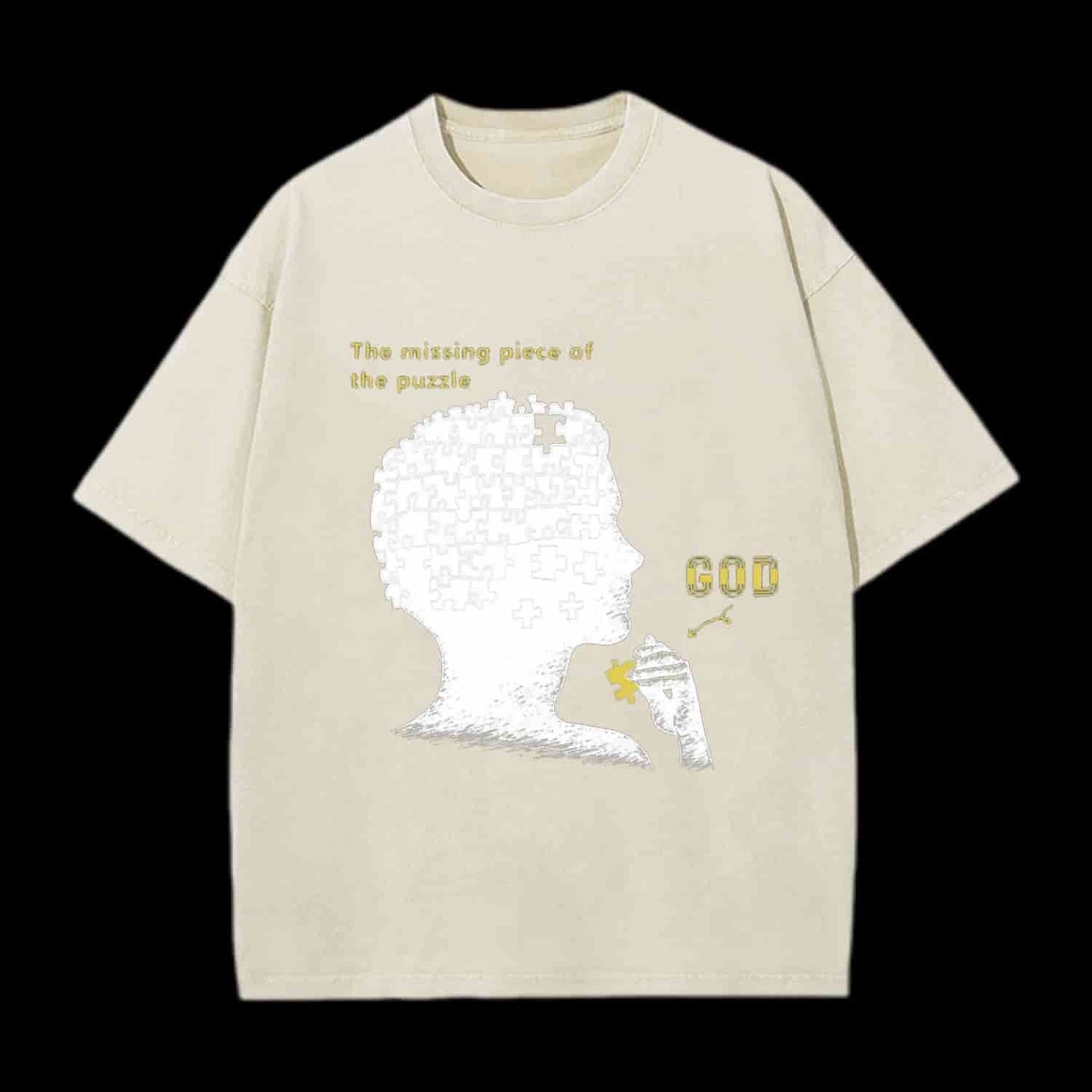 THE MISSING PIECE OF THE PUZZLE CHRISTIAN TEE