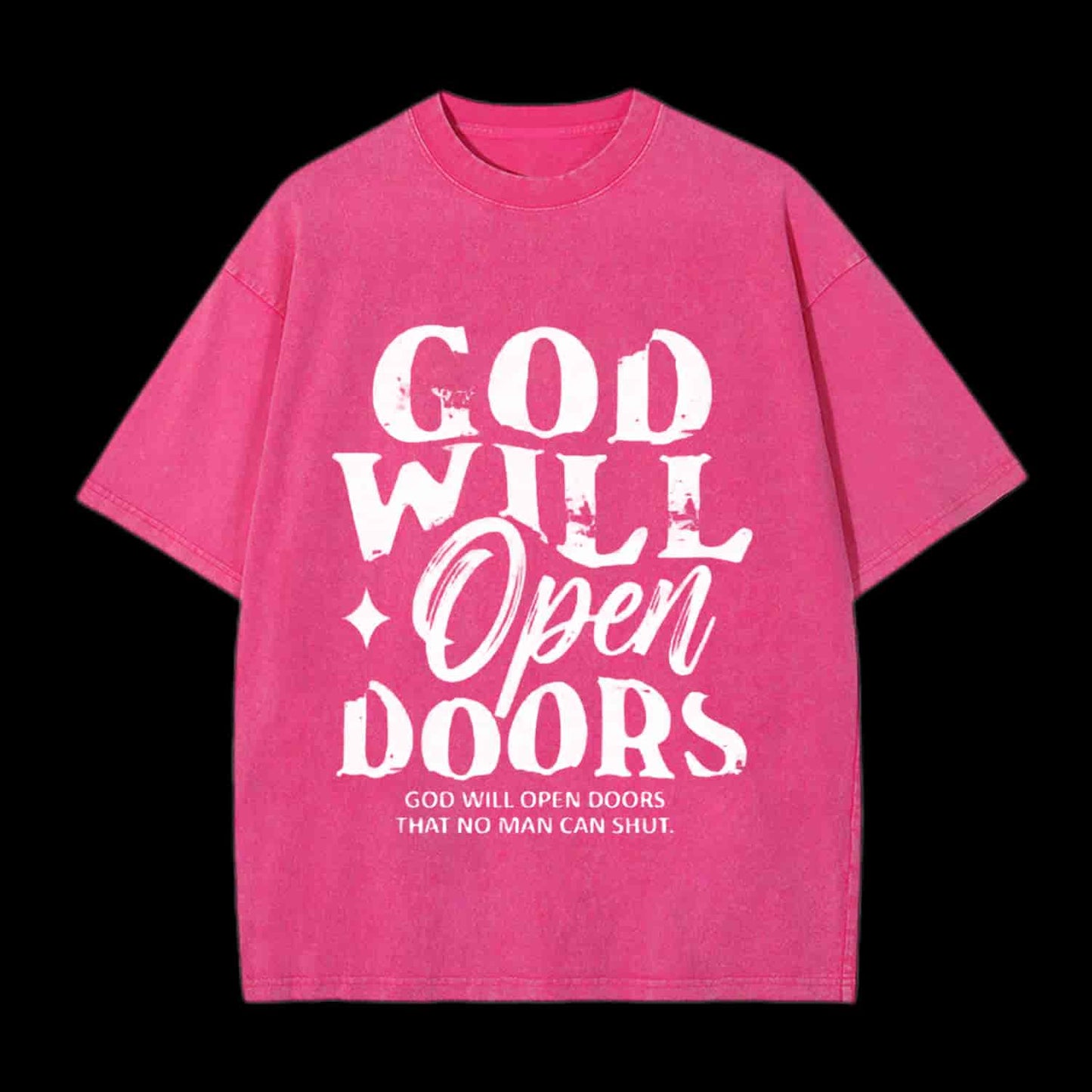 God Will Open Doors Christian Tee
