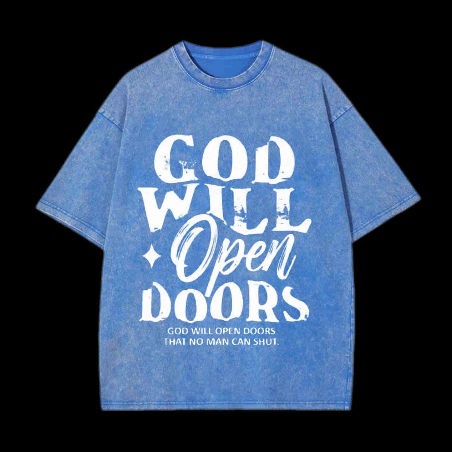 God Will Open Doors Christian Tee