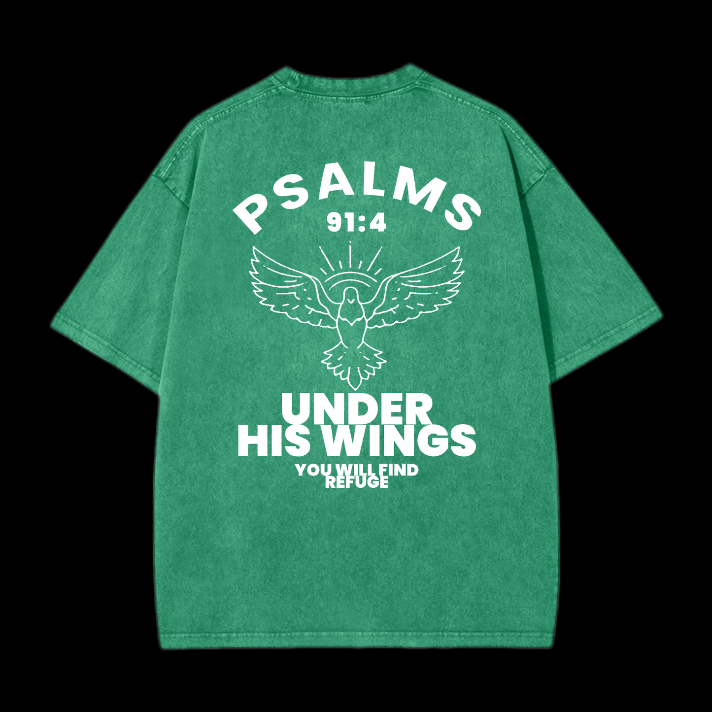 Under His Wings Washed T-Shirt