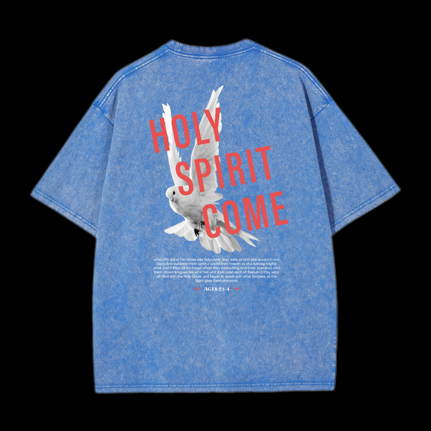 Holy Spirit Come Washed T-Shirt