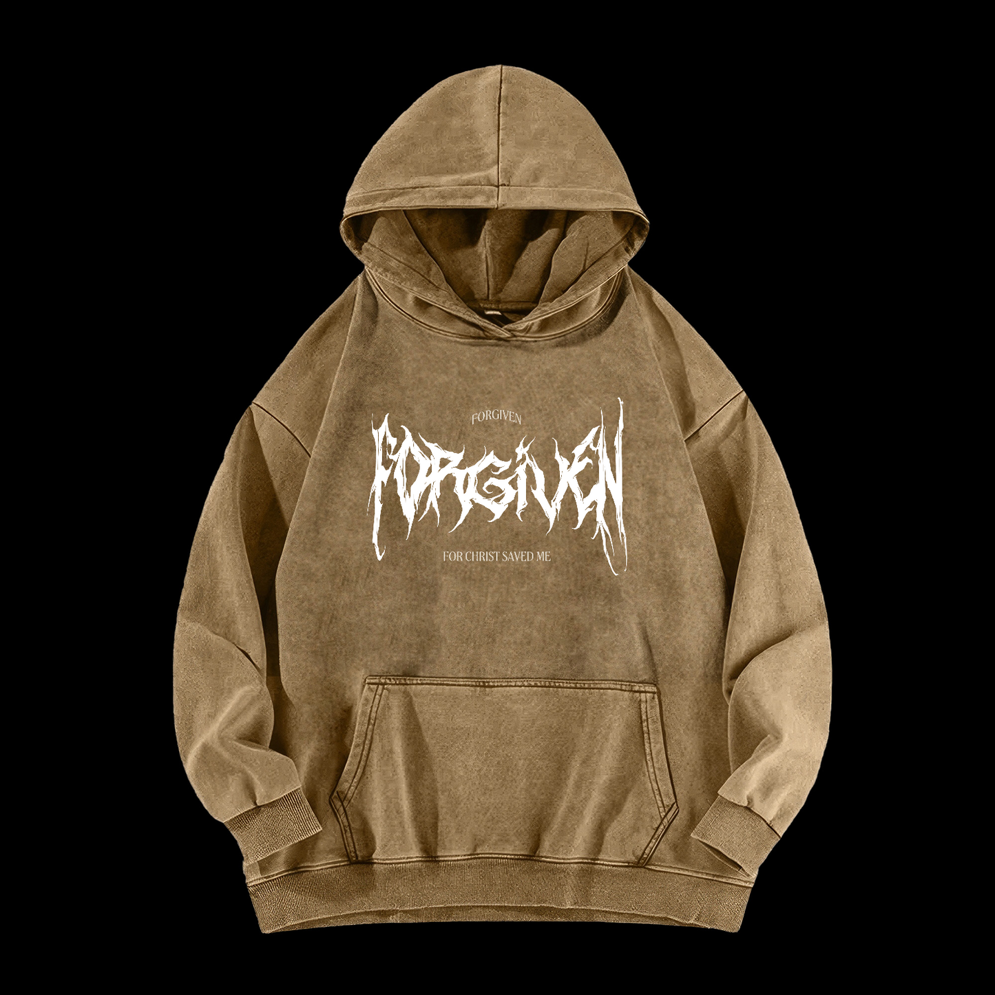 Forgiven For Christ Saved Me Washed Hoodie