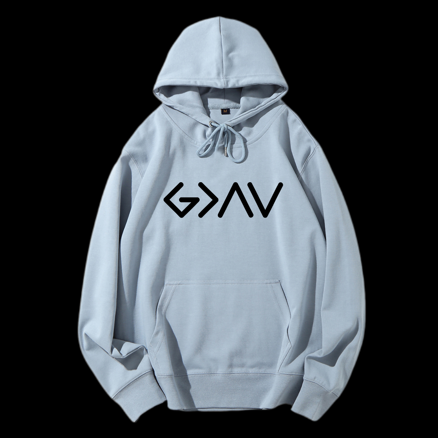 God is Greater Than the Highs and Lows Drawstring Hoodie