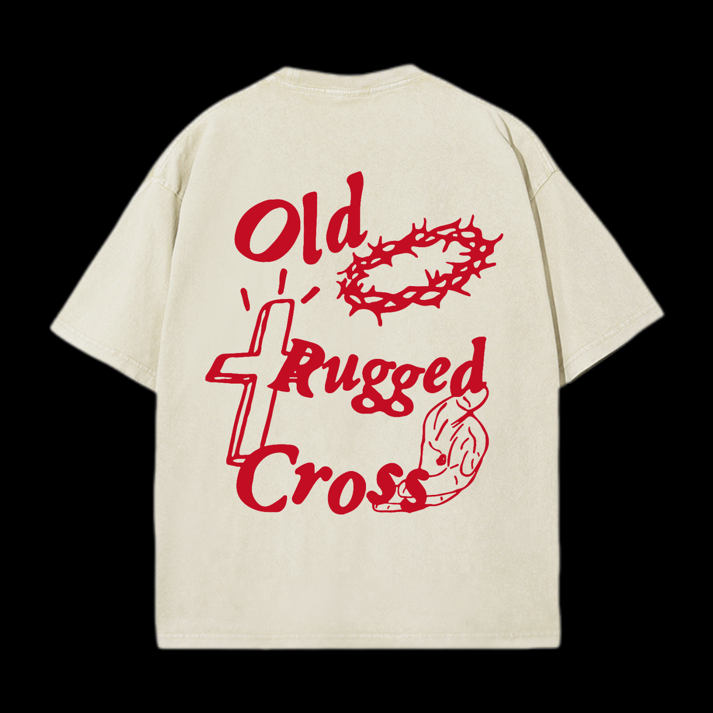 Old Rugged Cross Washed T-Shirt