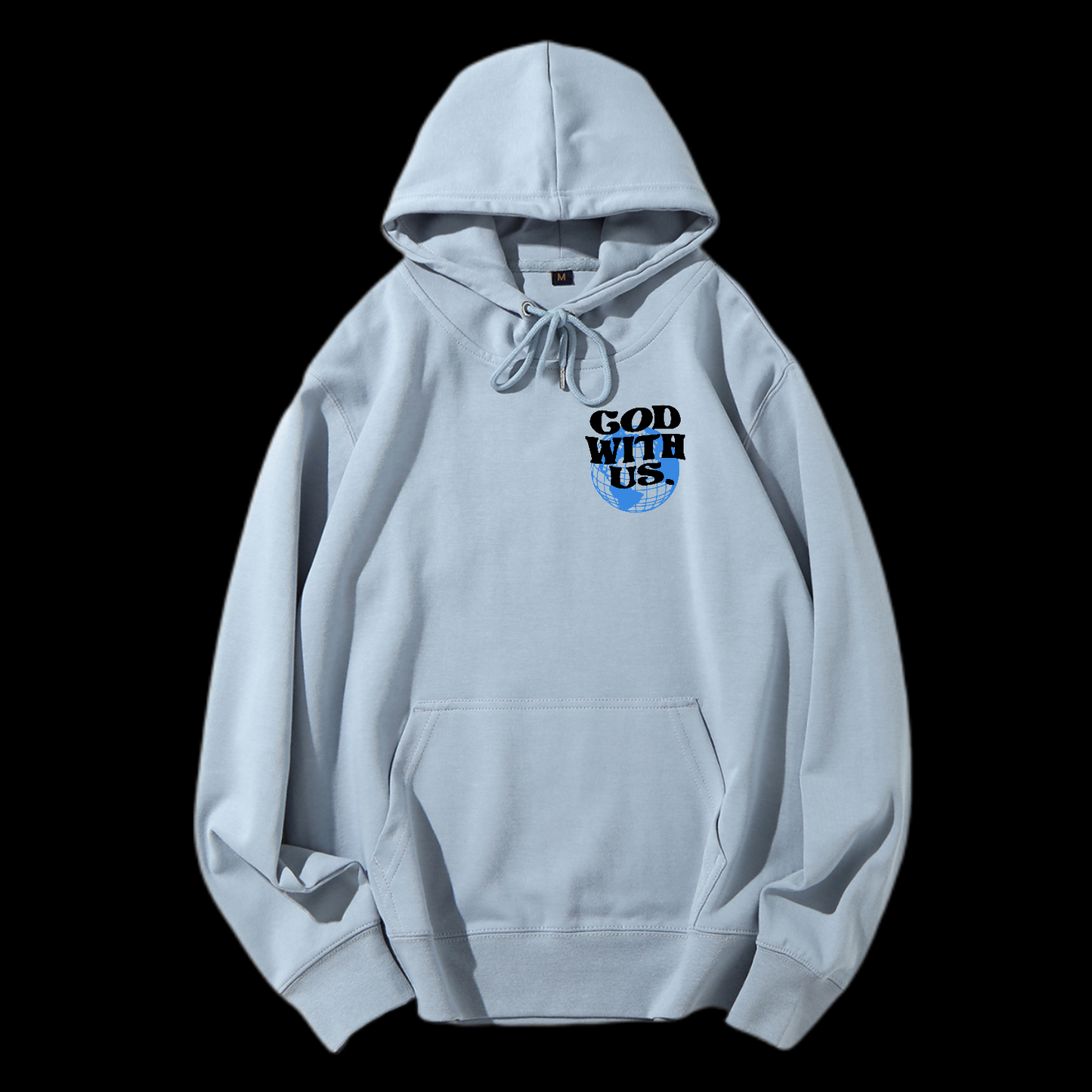 God With Us Drawstring Hoodie