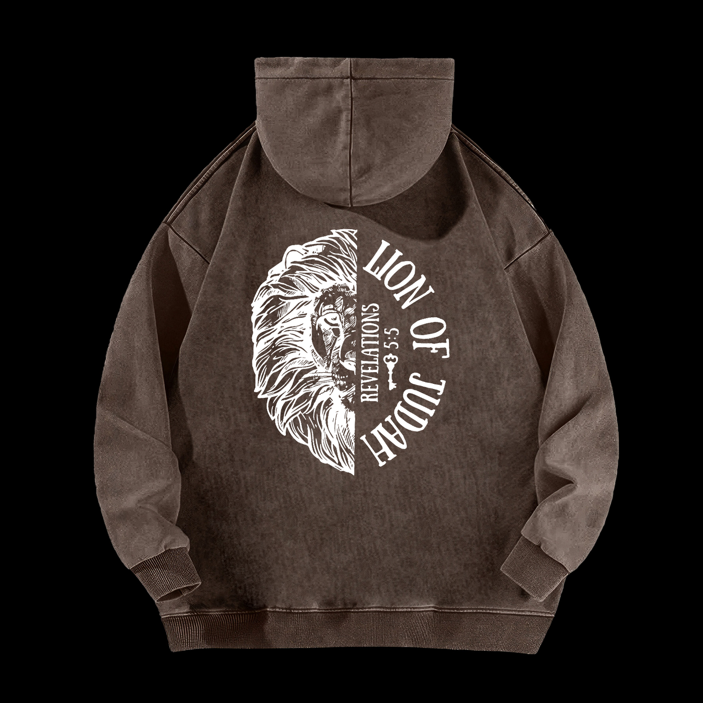 Lion Of Judah Washed Hoodie