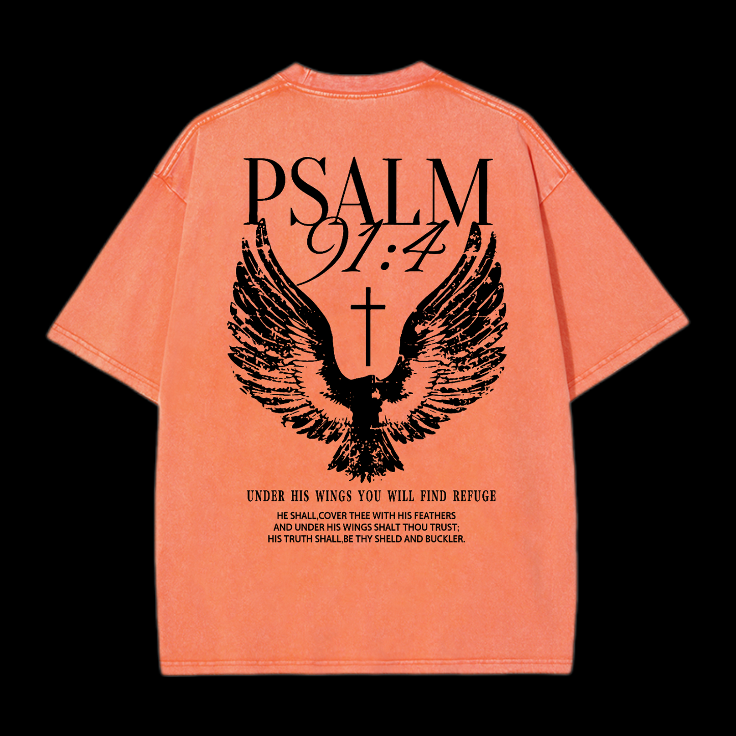 Under His Winds You Will Find Refugb Washed T-Shirt