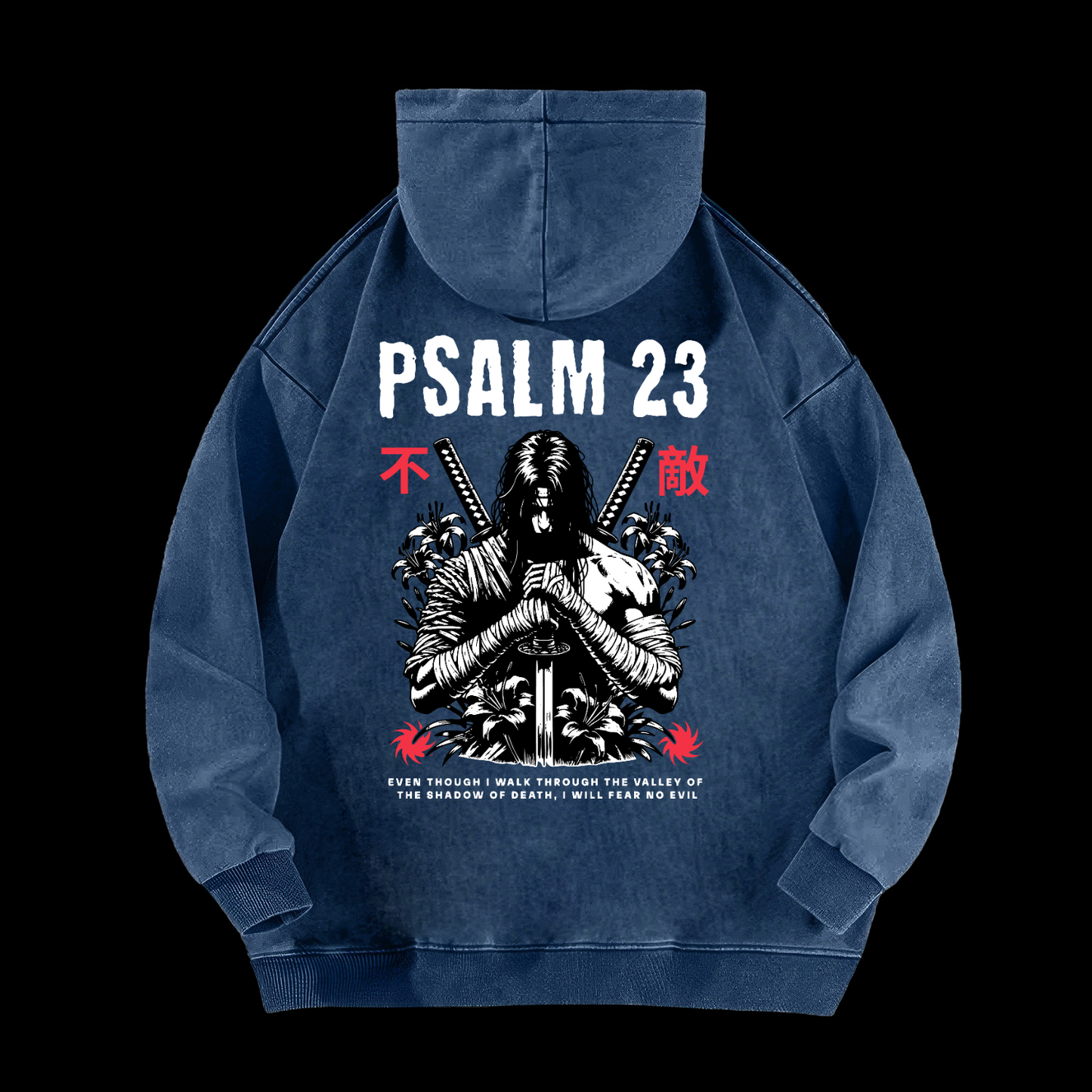 Fear No Evil Washed Hoodie