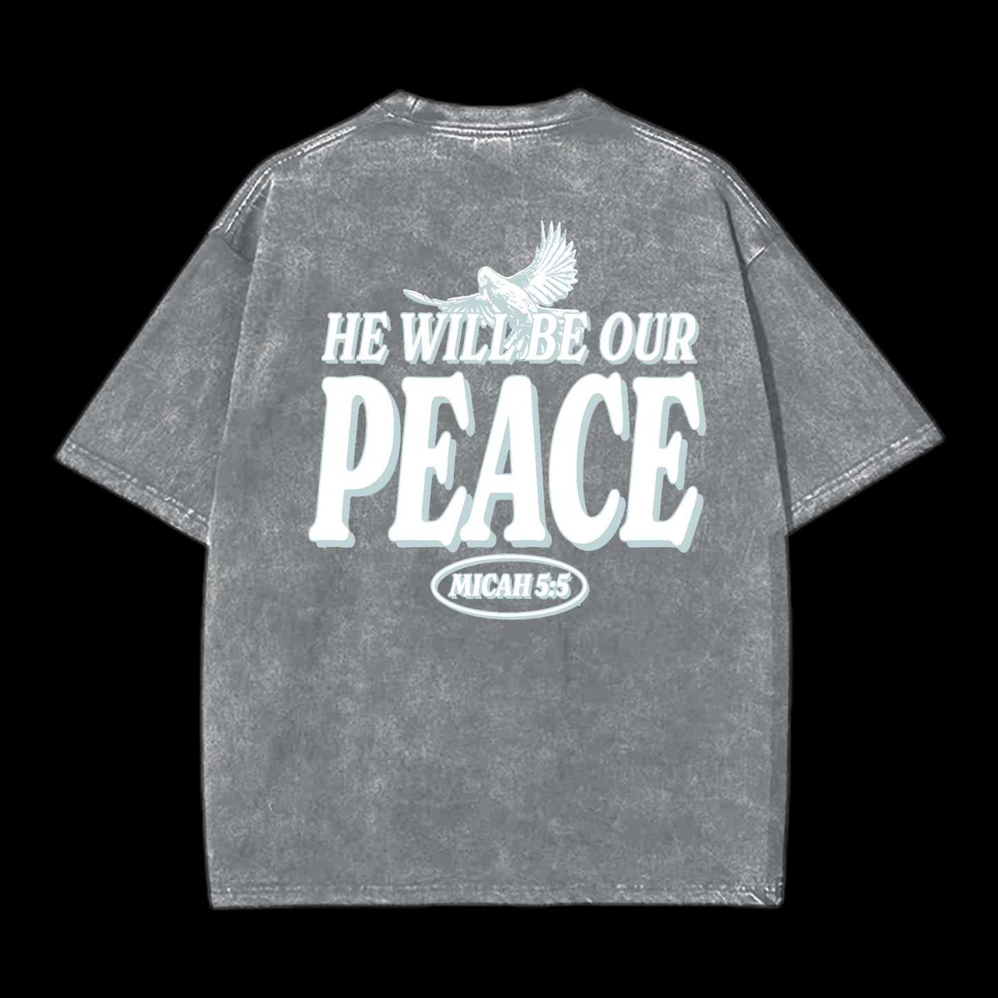 He Will Be Our Peace Washed T-Shirt