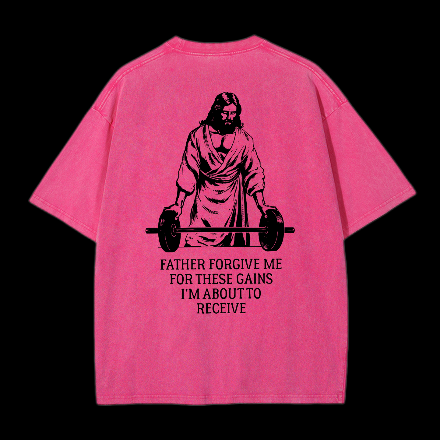 Father Forgiven Me Washed T-Shirt