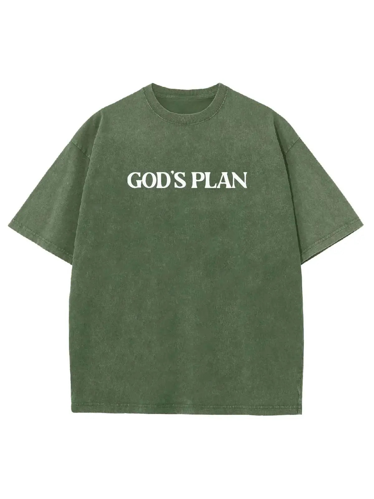 God's Plan Unisex Washed T-Shirt